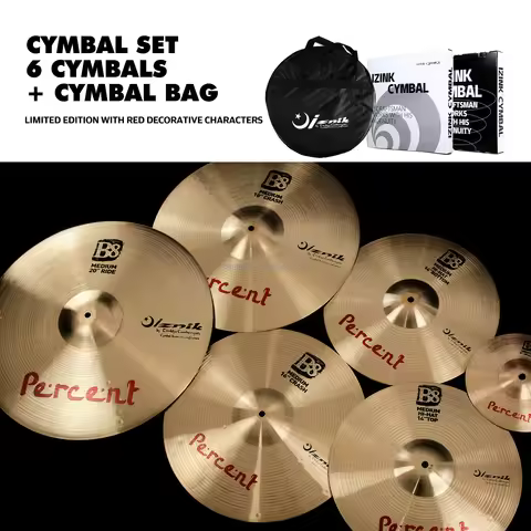 High Quality 10Inch B20 Hand-made Cymbals Professional Cajon Cymbal For Drum Kits Musical Percussion