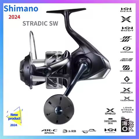 2024 Shimano STRADIC SW 4000HG 4000XG 5000XG 6000HG 6000PG 6000XG 8000HG 8000PG 10000HG Spinning Fis