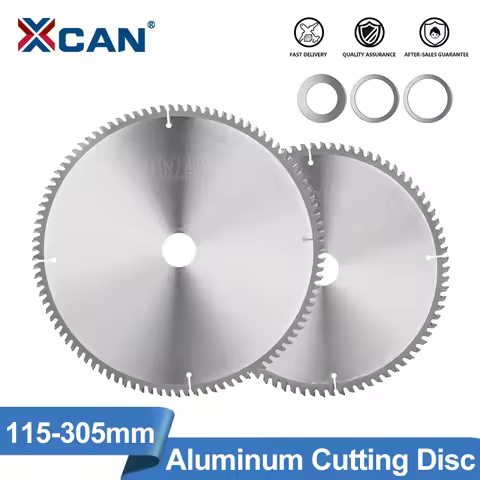 XCAN 1pc Metal Cutting Disc 115/165/185/190/235/255/260/305/355mm Carbide Circular Saw Blade for Woo