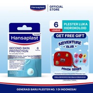 HANSAPLAST Second Skin Regular Plasters, Contents 6 Hydrocolloid Plasters - Cures More Wounds