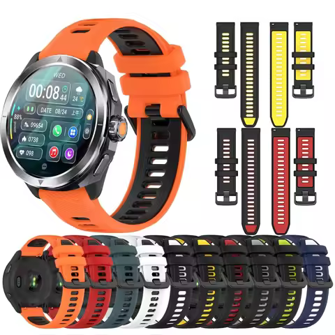 Sports Silicone Strap for Xiaomi S4 Ultra Smart Watch Quick 22mm Breathable Wrist Wristband for Xiao