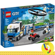 LEGO CITY 60244 Police Helicopter Transport {DENTED BOX}