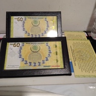 Malaysia 60th Anniversary RM60 Banknote (UNC)