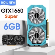 GTX1660S 6GB GTX1660S 6GB NEW GTX1660 Super 6GB Graphic Card Nvidia GDDR6 GPU 192Bit Video Card For PC Computer 1660S Gaming Video Card Support Mining