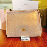 The History of Whoo cosmetic and lipstick wallet is super pretty in shimmery pink