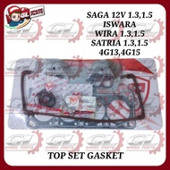TOP SET GASKET PROTON SAGA 12V ISWARA 1.3 1.5 WIRA 1.3 1.5 SATRIA 1.3 1.5 TOP OVERHAUL SET 4G13 4G15