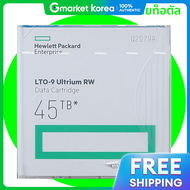 HP | HP LTO9 Q2079A Ultrium9 LTO-9 แบคอพ 18TB 45TB เทปสำรองขอมล ดาตามเดย คารทรดจ /พรอมฉลาก)