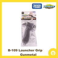 Takara Tomy Beyblade Burst B-109 Launcher Grip Gunmetal Mainan Toys Spinning Top GT DB BU B109
