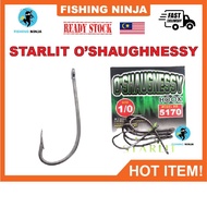 Starlit O'shaughnessy Hook (5170) Starlit Fishing Hook o'shaughnessy Hook Mata Kail Starlit Mata o's