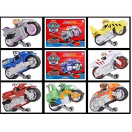 PAW Patrol, Moto Pups Skye/ Marshall/ Rubble/ Rocky/ Zuma/ Wildcat/Chase Deluxe Pull Back Motorcycle Vehicle with figure