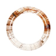 【正佳珠寶】銅鈦晶 超頂級厚絲銅鈦 圓骨手鐲 內徑55.4mm