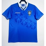 1996 Brazil Away Retro Soccer Jersey Football Vintage jersey Short Sleeve Football Uniform jersey
