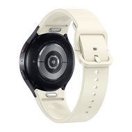 สายซิลิโคนแนวสปอร์ต20มม. สำหรับนาฬิกา Samsung Galaxy Watch 6/5/4 40มม. 44มม. คลาสสิก43มม. 47มม. ไม่มีช่องว่างสำหรับสร้อยข้อมือ Galaxy Watch5 4