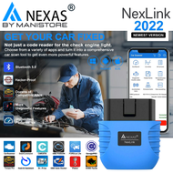 NEXAS Nexlink Bluetooth 5.0 OBD2 Scanner Code Reader Car Diagnostic Scan Tool Check Engine Light Scanner for iOS Android