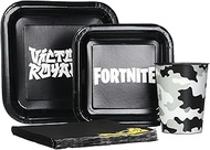 Fortnite 120-Piece Counter Display | Assorted Tableware Set - Ideal for Parties &amp; Events