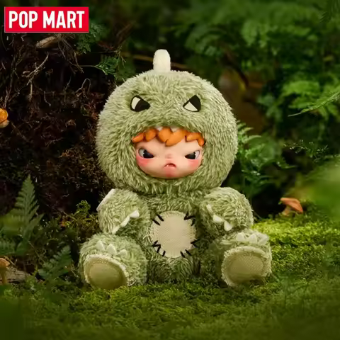 Genuine POP MART Hirono Singapore PTS Exhibition Exclusive Plush Dinosaur Elephant Moss Sisyphus Orn