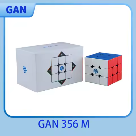 【JudyCube】GAN 356 M UV 3x3 Magnetic Magic Speed Cube Stickerless Gan 356M Toys GAN 356 M Lite Cubo M
