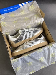 adidas originals Samba OG 舒適簡約 銀色