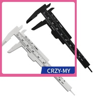 [CRZY]80mm Mini Plastic Sliding Vernier Caliper Gauge Measure Tool Ruler Micrometer