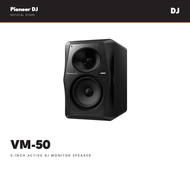 Pioneer DJ | VM-50 | 5-inch Active DJ Monitor Speaker | Bi-Amp 2-Way, 40Hz-36kHz | 1 Year Malaysia W