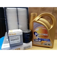 MAZDA 3 2.0, MAZDA 5 2.0 NON-SKYACTIV OIL FILTER + AIR FILTER + KOYOMA 5W30 SEMI SYNTHETIC ENGINE EN