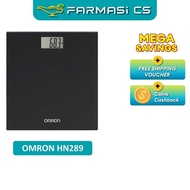 OMRON Digital Body Weight Scale HN289 BLACK (1 year warranty) (weight scale digital) (penimbang bera