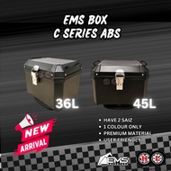EMS TOP BOX C SERIES ABS PLASTIC 36 45 LITER MOTORCYCLE BOX -Aluminium Box Design ABS Plastic Box Wi