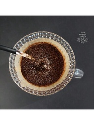40入組一次性咖啡濾紙,v型木漿錐形,適用於手沖濾杯,滴式咖啡機和壺