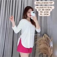 F&Y - Adelle Basic Top Women's 7 Sleeve T-Shirt/8 Korean Fashion Women's/ Cheap Women's Tops