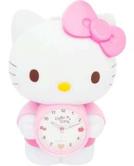 正版授權 三麗鷗 HELLO KITTY 凱蒂貓 觸控小夜燈 造型鬧鐘 時鐘 座鐘