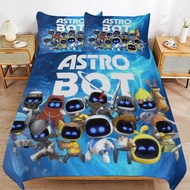 HQME Cartoon Robot Duvet Cover Boy Duvet Cover Bedding Set Game Youth Three-Piece Set