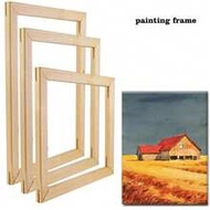 High Quality Thick Pine Wood Frame Set With Nails, Easy To Install, Suitable For DIY Handmade Photo 