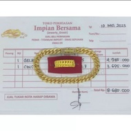 gelang emas 5gram free cincin rantai 3.7gram (s tertera)