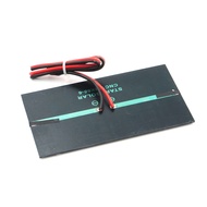 6V1W Solar Power Generator Epoxy Panel+30CM Red Black Line DIY Production Solar Panel TYY5
