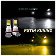 LED H8 H11 H16 LAMPU FOGLAMP BOHLAM KABUT 2 WARNA VARIASI MOBIL KUNING PUTIH AVANZA JAZZ HRV BRIO AG