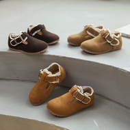 Kids Leather Shoes Causal Retro Girls Fashion Princess Flat Shoes Sweet Ruffled Edge Children Causal