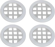 4pcs Ice Strainer for Insulated Water Bottle Cap, Rubber Ice Blocker Stopper to Prevent Cubed Ice Cl