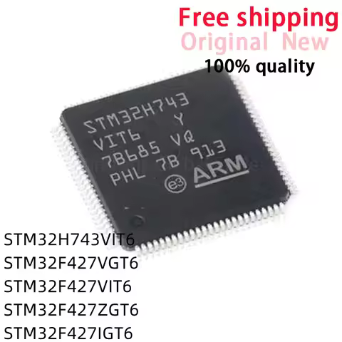 (1piece)100% New STM32H743VIT6 STM32F427VGT6 STM32F427VIT6 STM32F427ZGT6 STM32F427IGT6 STM32H743 VIT