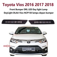 Toyota Vios 2016 2017 2018 Front Bumper DRL LED Day light Lamp DayLight DLAA Vios NCP150 lampu depan bumper