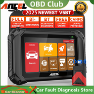 Ancel V5 BT OE-Level เครื่องสแกน OBD2 ระบบเต็ม 12V รถยนต์ WIFI บลูทู ธ เครื่องมือวินิจฉัยไร้สาย CAN-