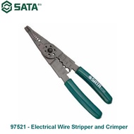 Crimping Pliers ELECTRICAL WIRE STRIPPER AND CRIMPER 97521 SATA TOOLS