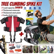 Tree Climbing Gear Set climbing harnessTree Spike Climbing Spikes Set Tree Adjustable Spikes