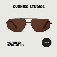 Sunnies Studios Rome (Pilot Polarized Sunglasses Shades for Men and Women)