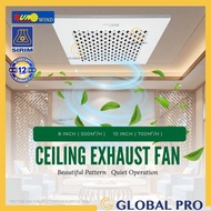 EUROWIND 8/"10" Ceiling Exhaust Fan Kipas Siling Kipas Ekzos Ventilation Fan 抽风机 Exzos Fan Bedroom L