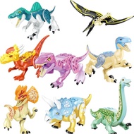 Compatible with Lego Jurassic Dinosaur World Park Rapid Tyrannosaurus Dragon Wing Cang Triangle Lei Wrist Dragon Assembled Building Blocks S5BP