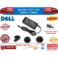 Dell 19.5V 3.34A (4.5mm*3.0mm) 0MGJN9 MGJN9 LA65NS2-01 PA-1650-02D4 0G6J41 043NY4 Laptop Charger Ada