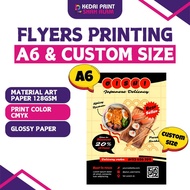 Flyers Express.Brochure Express.Digital Print Size A6 & Custom Size