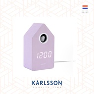 荷蘭Karlsson, 紫色布谷鳥鬧鐘LED顯示屏 - 多功能鬧(整點報時)