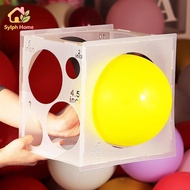 tianyuanggg 11Holes 2-10Inch Balloon Sizer Box Collapsible Balloons Measurement Tool For Balloon Dec