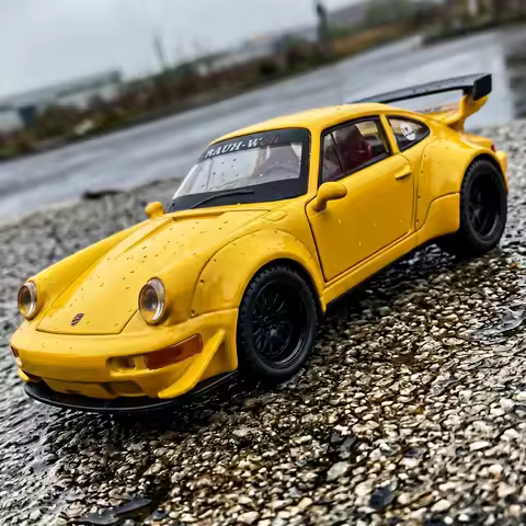 1:32 Porsche 964 RWB Widebody Modified Sports Car Alloy Car Diecasts & Vehicles Car Model Home Compu